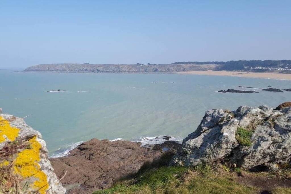 Vue Mer Pour Une Escale En Baie Du Mt-St-Michel Cherrueix Eksteriør bilde